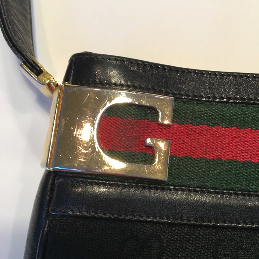 AUTHENTIC Vintage 1970s GUCCI Shoulder Bag - Picture 6 of 11